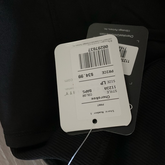 NEW Black Cherokee Scrubs SET - Picture 6 of 6